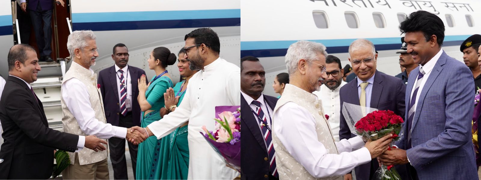 India's S. Jaishankar arrives in Sri Lanka